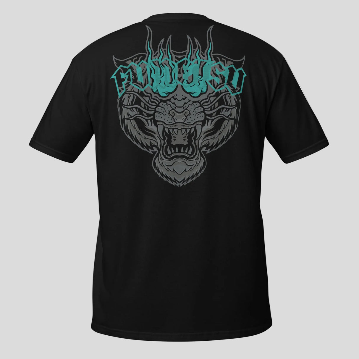 Fumetsu Inked - Tiger T-Shirt Black/Grey/Teal Back