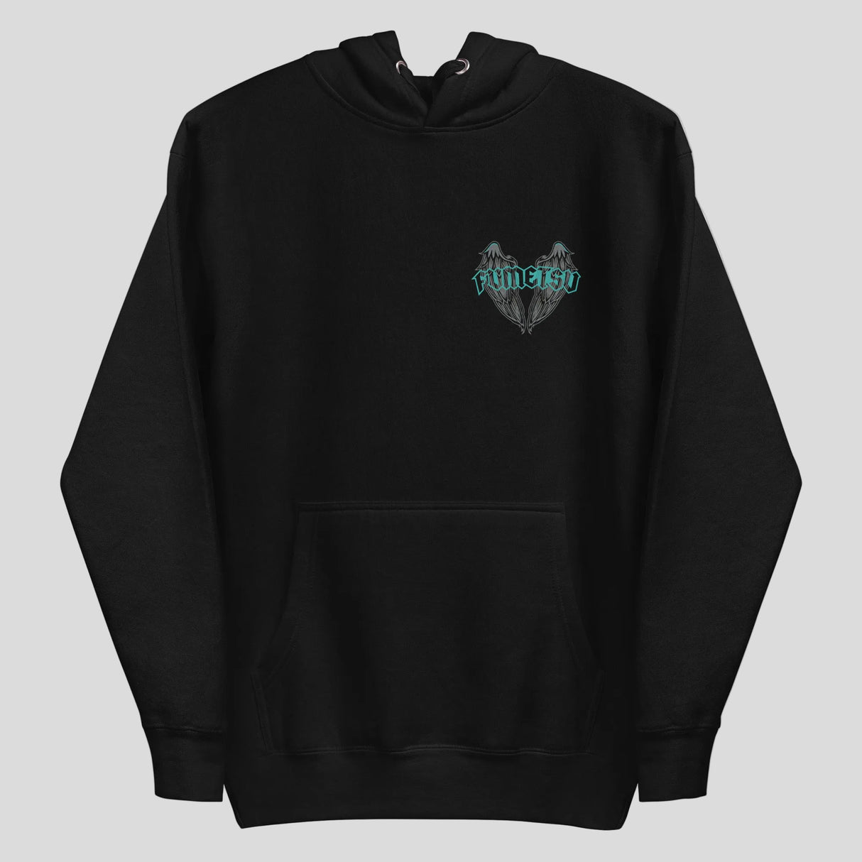 Fumetsu Inked - Wings Hoodie Black/Teal