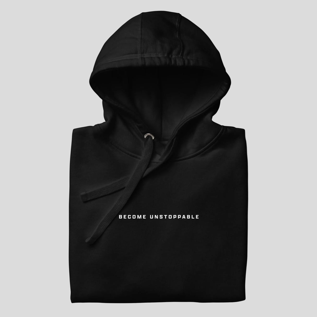 Fumetsu Mantra Hoodie Black Folded