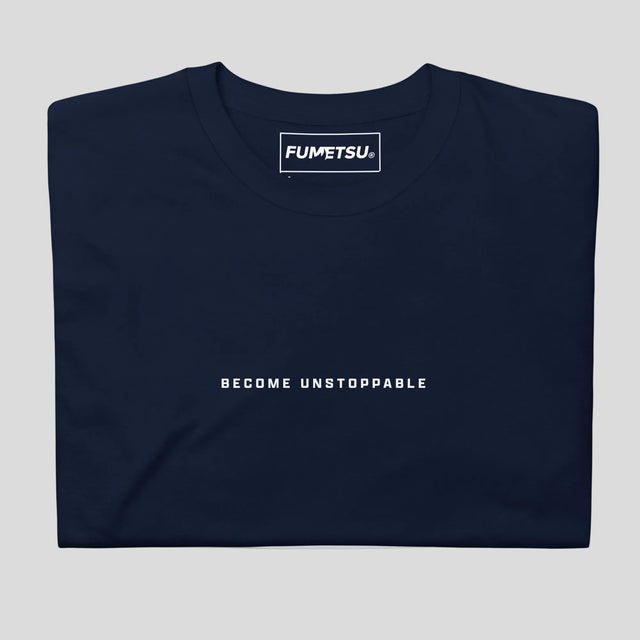 Fumetsu Mantra T-Shirt Navy Folded