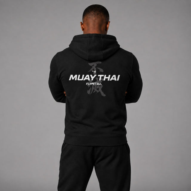 Fumetsu Muay Thai Discipline Hoodie Black Lifestyle 3