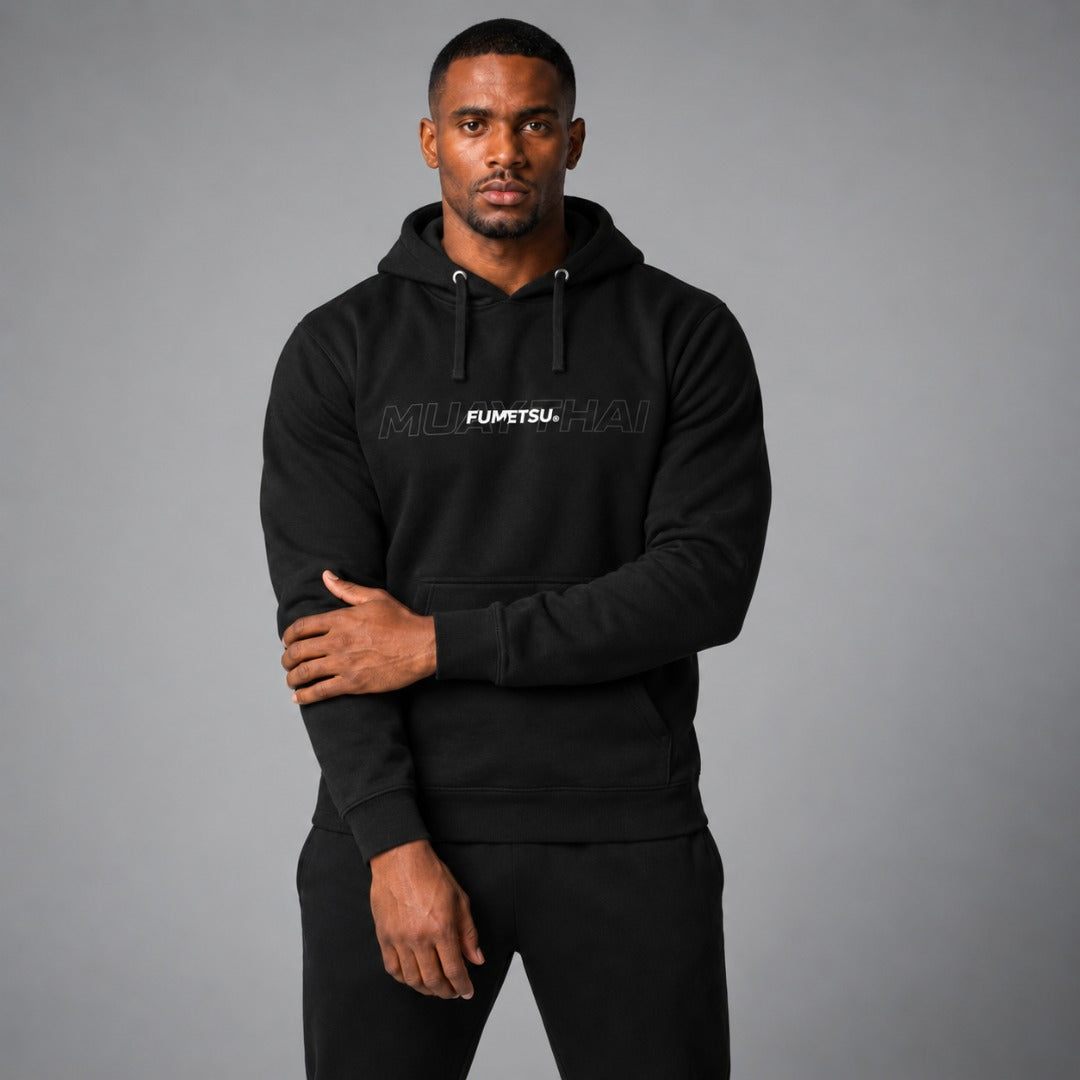 Fumetsu Muay Thai Discipline Hoodie Black Lifestyle 4