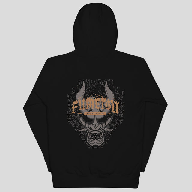 Fumetsu Oni Demon Hoodie Black Back
