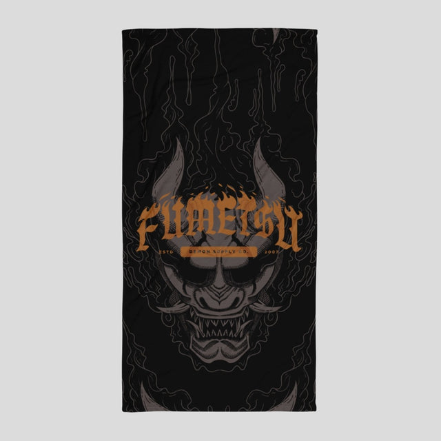 Fumetsu Oni Demon Large Towel Black