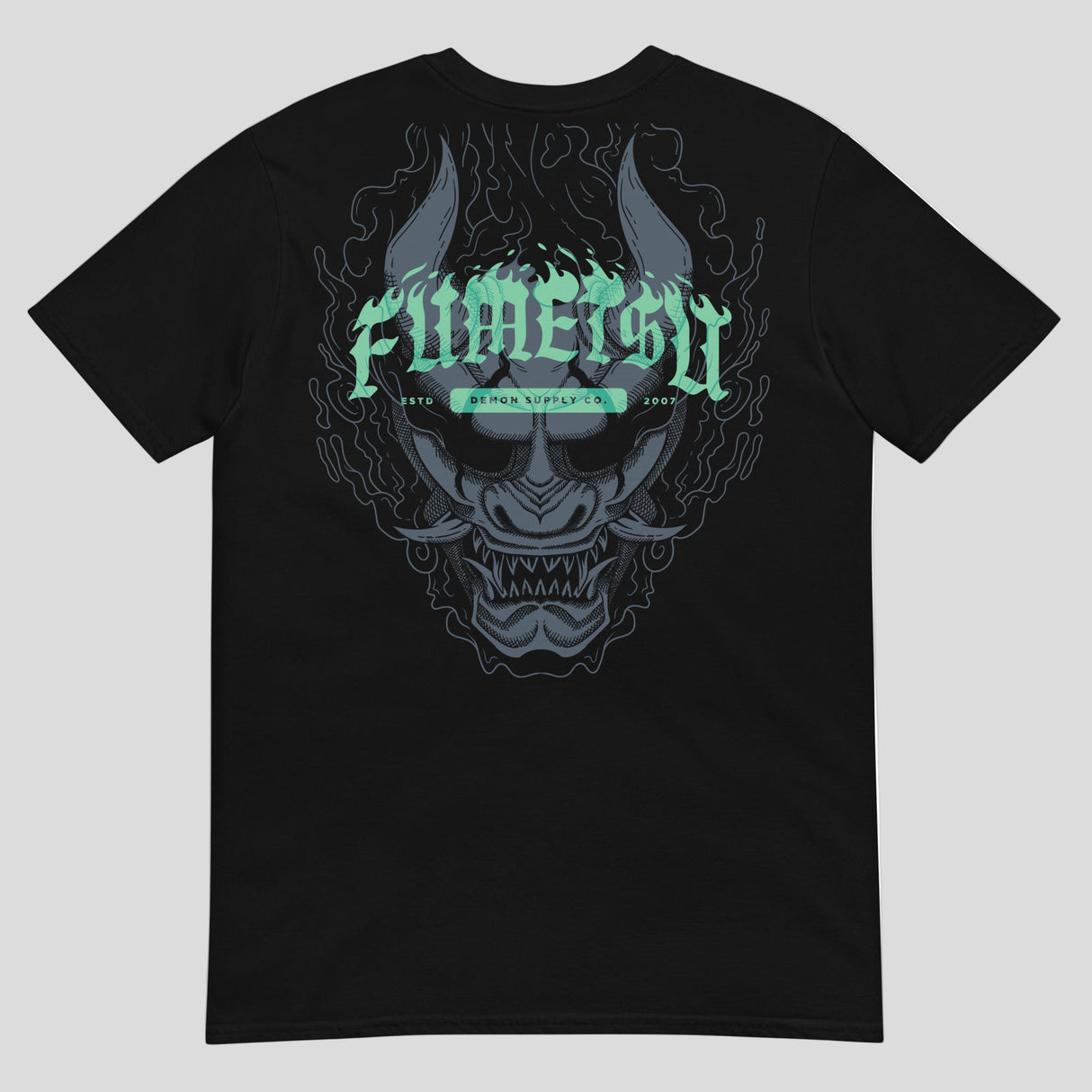 Fumetsu Oni Demon T-Shirt Black/Blue Back