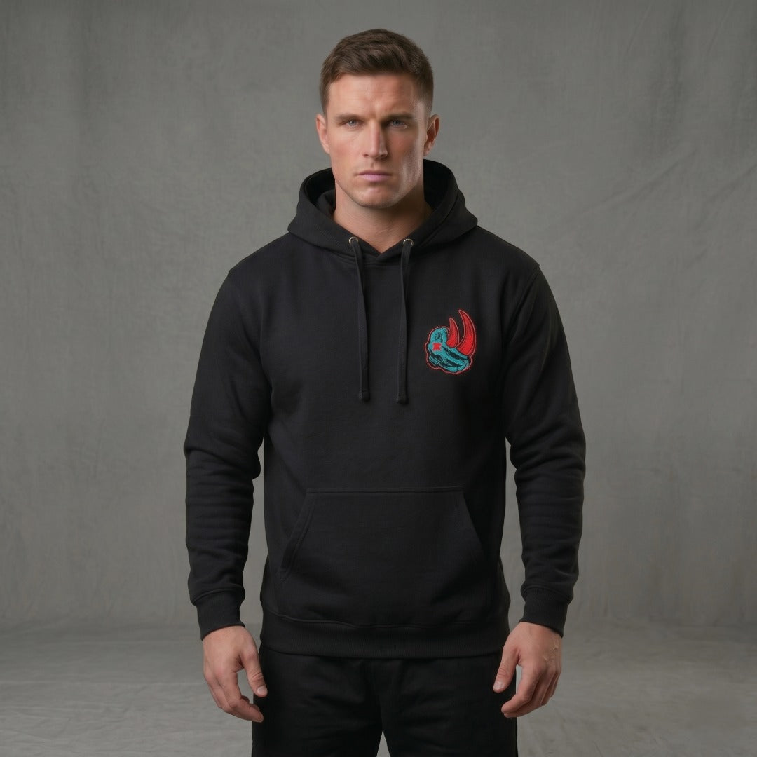 Fumetsu Rhino Hoodie Black/Blue/Red