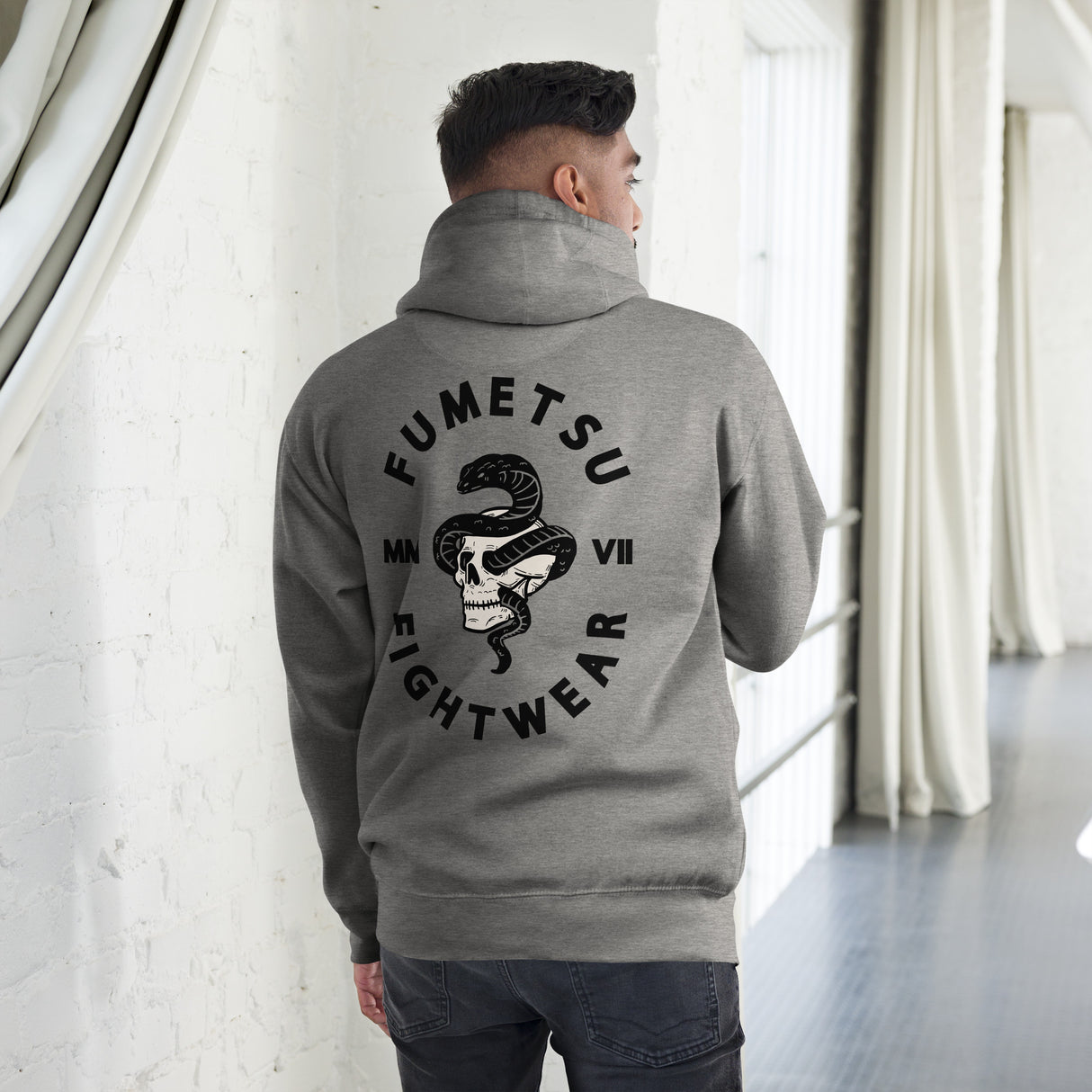 Fumetsu Snake Eyes Hoodie Grey Lifestyle