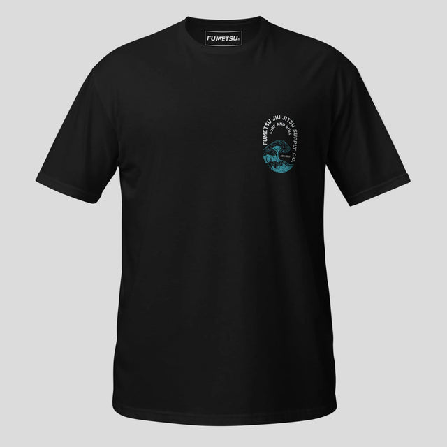 Fumetsu Surf and Roll T-Shirt Black