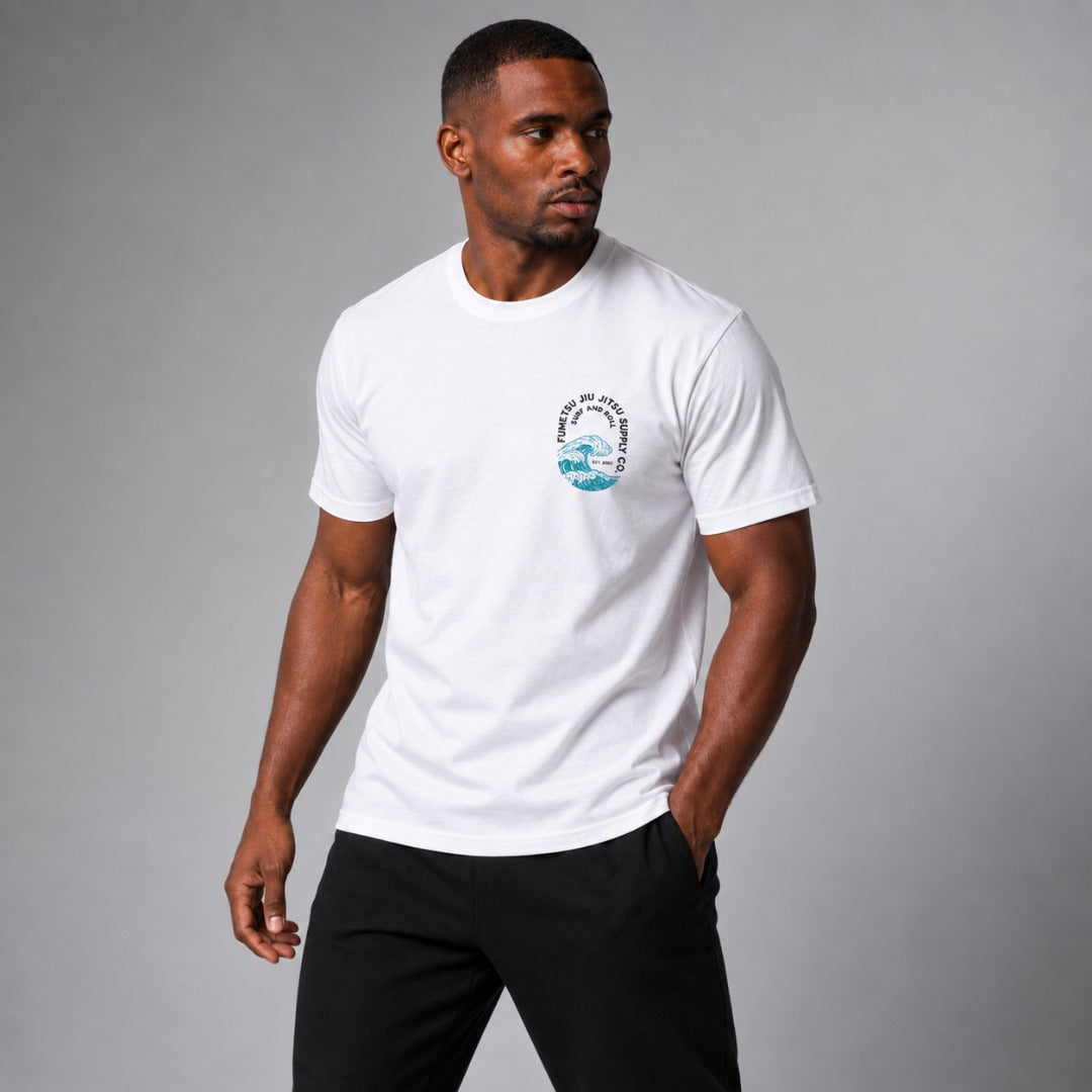 Fumetsu Surf and Roll T-Shirt White 2