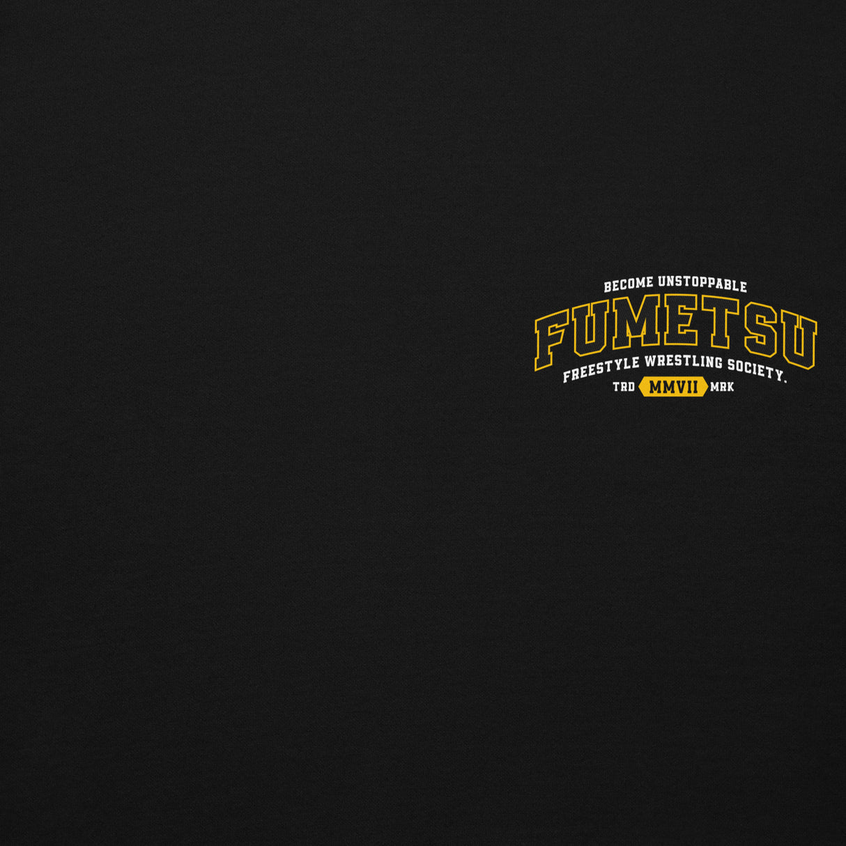 Fumetsu Varsity Hoodie Black Logo