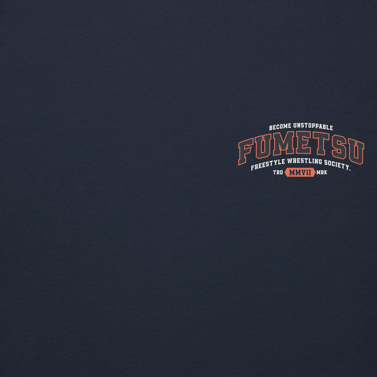 Fumetsu Varsity Hoodie Navy Logo