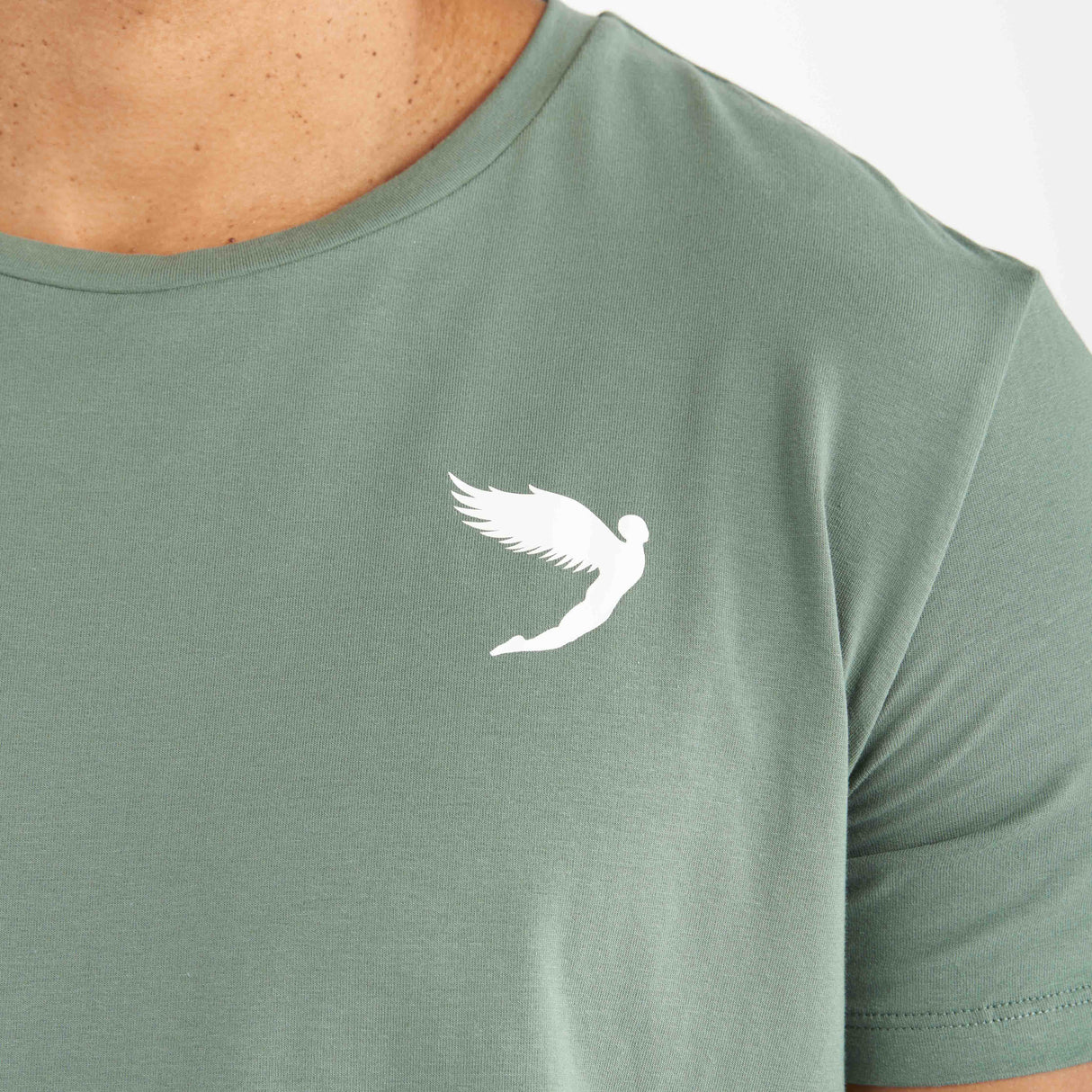 Fly Small Logo Tee Green