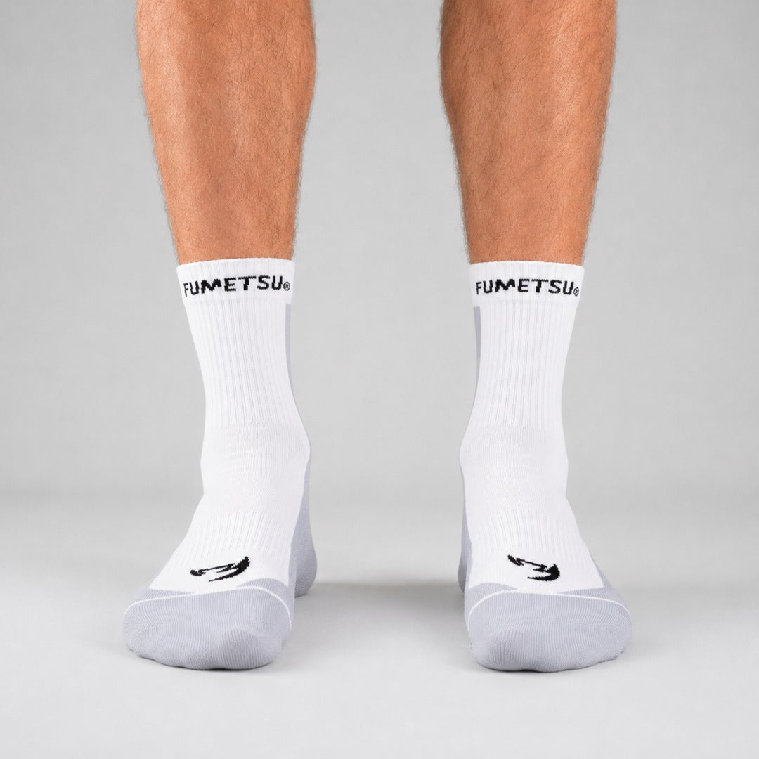 Fumetsu Ghost 2 Pack Socks White/Grey