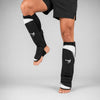 Fumetsu Ghost S3 MMA Shin Guards Black/White