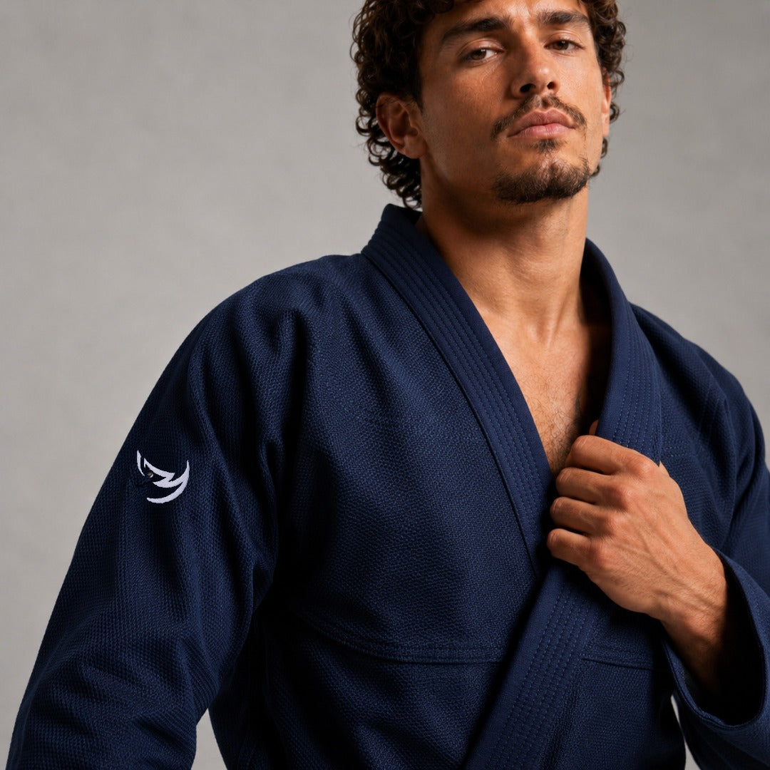 Fumetsu 고스트 V- 라이트 BJJ GI 해군