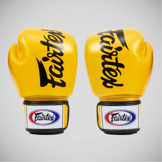 Gold Fairtex BGV19 Deluxe Boxing Gloves