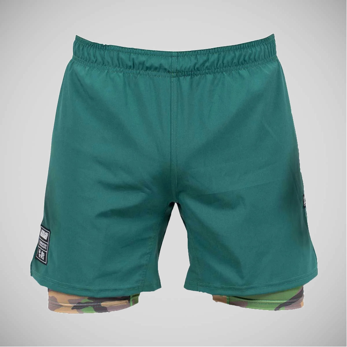 Scramble Combination Shorts Green/Woodland Camo