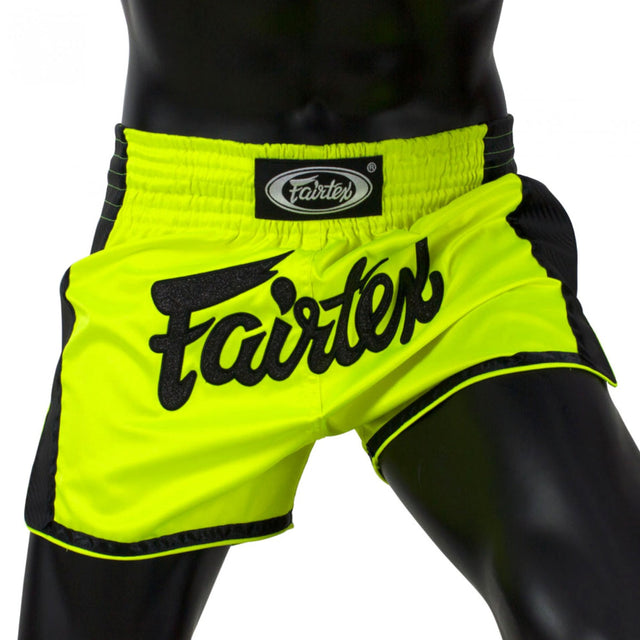 Fairtex BS1706 Slim Cut Muay Thai Shorts Green