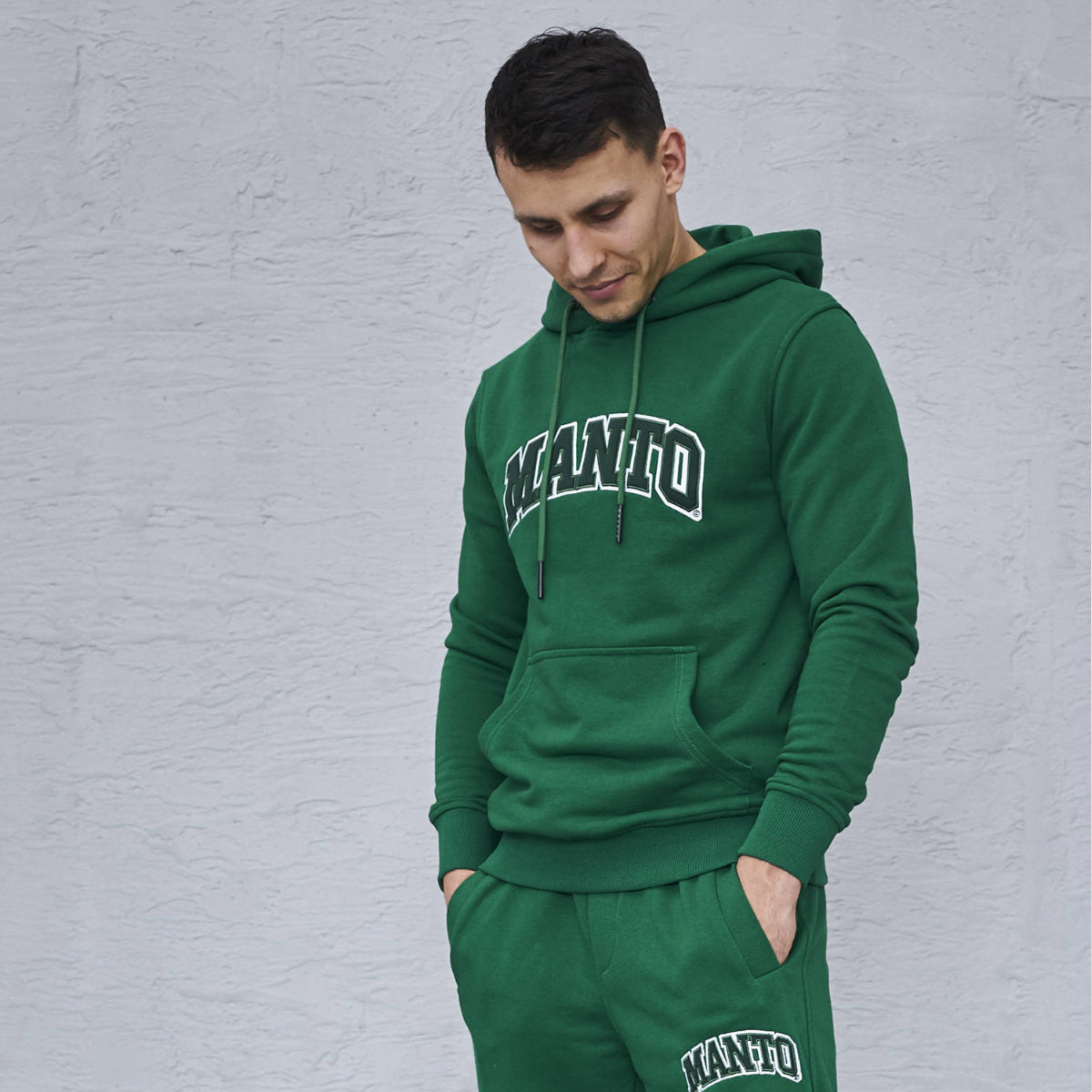 Manto Varsity Hoodie verde
