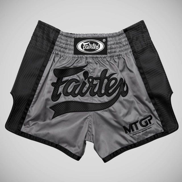 Fairtex X MTGP Muay Thai Shorts Grey/Black
