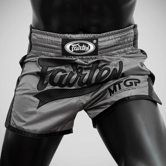 Grey/Black Fairtex X MTGP Muay Thai Shorts