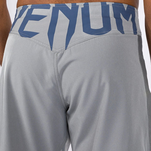 Grey/Blue Venum Light 5.0 Fight Shorts