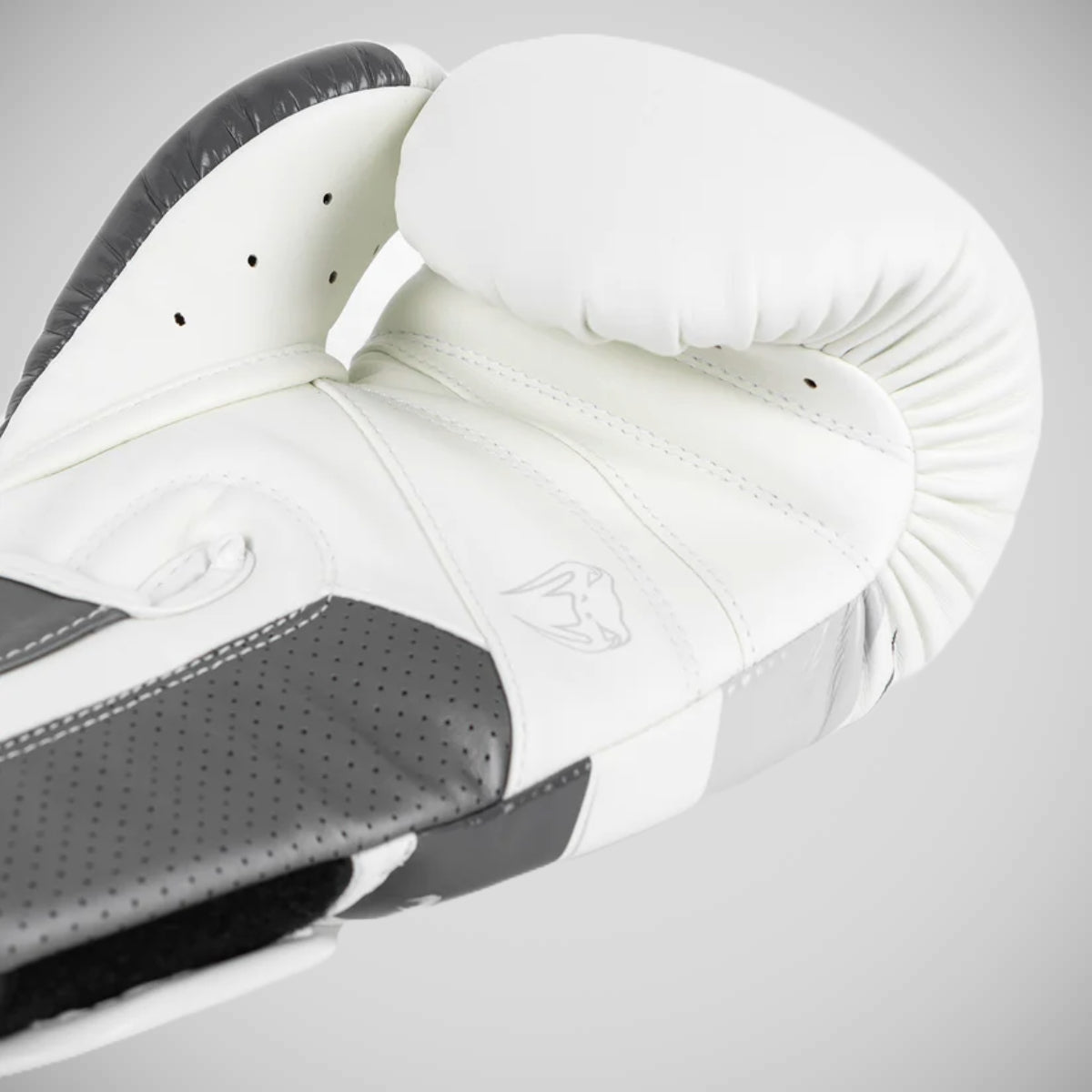 Grey/White Venum Elite Evo Boxing Gloves