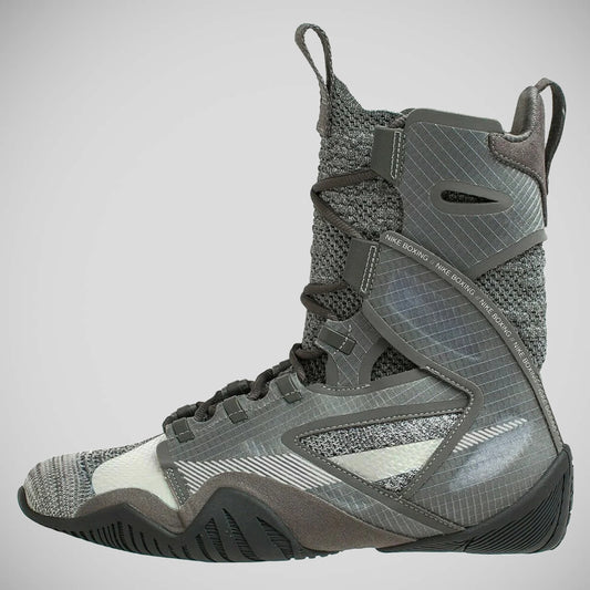 Grey/Silver Nike HyperKO 2.0 Boxing Boots