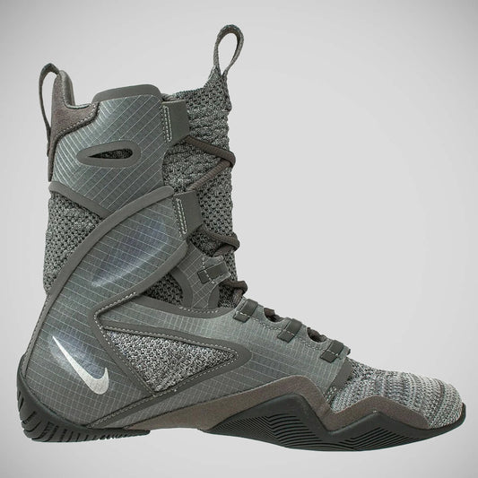 Grey/Silver Nike HyperKO 2.0 Boxing Boots