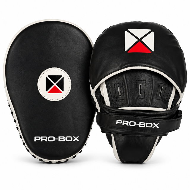 Pro-Box Hi-Impact Leather Coaches Focus Mitts Black