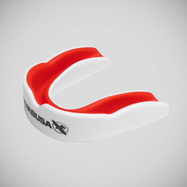 Hayabusa Combat Mouth Guard White/Red