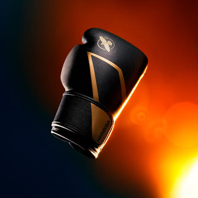 Hayabusa E1 Boxing Gloves Black/Gold