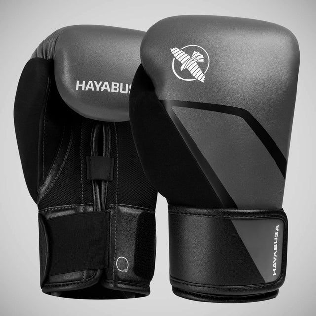 Hayabusa E1 Boxing Gloves Grey/Black