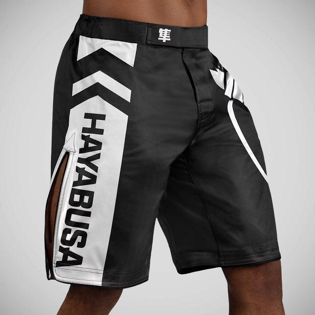 Hayabusa Icon MMA Shorts Black/White
