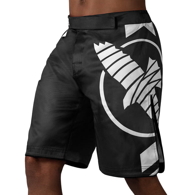 Hayabusa Icon MMA Shorts Black/White