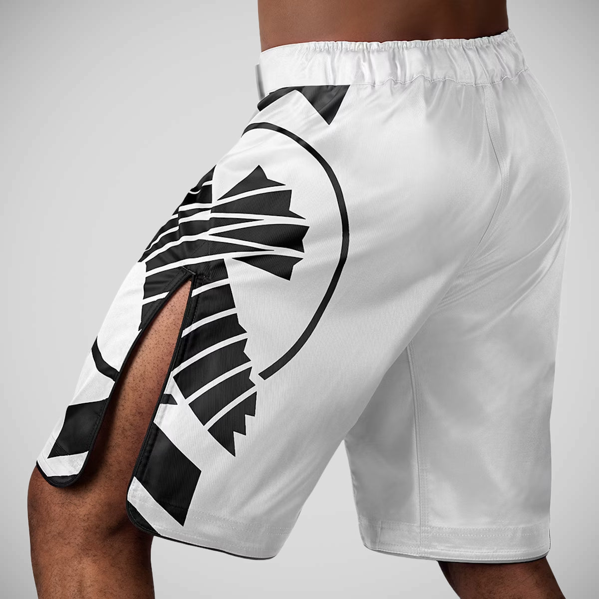 Hayabusa -Ikone MMA Shorts Weiß/Schwarz