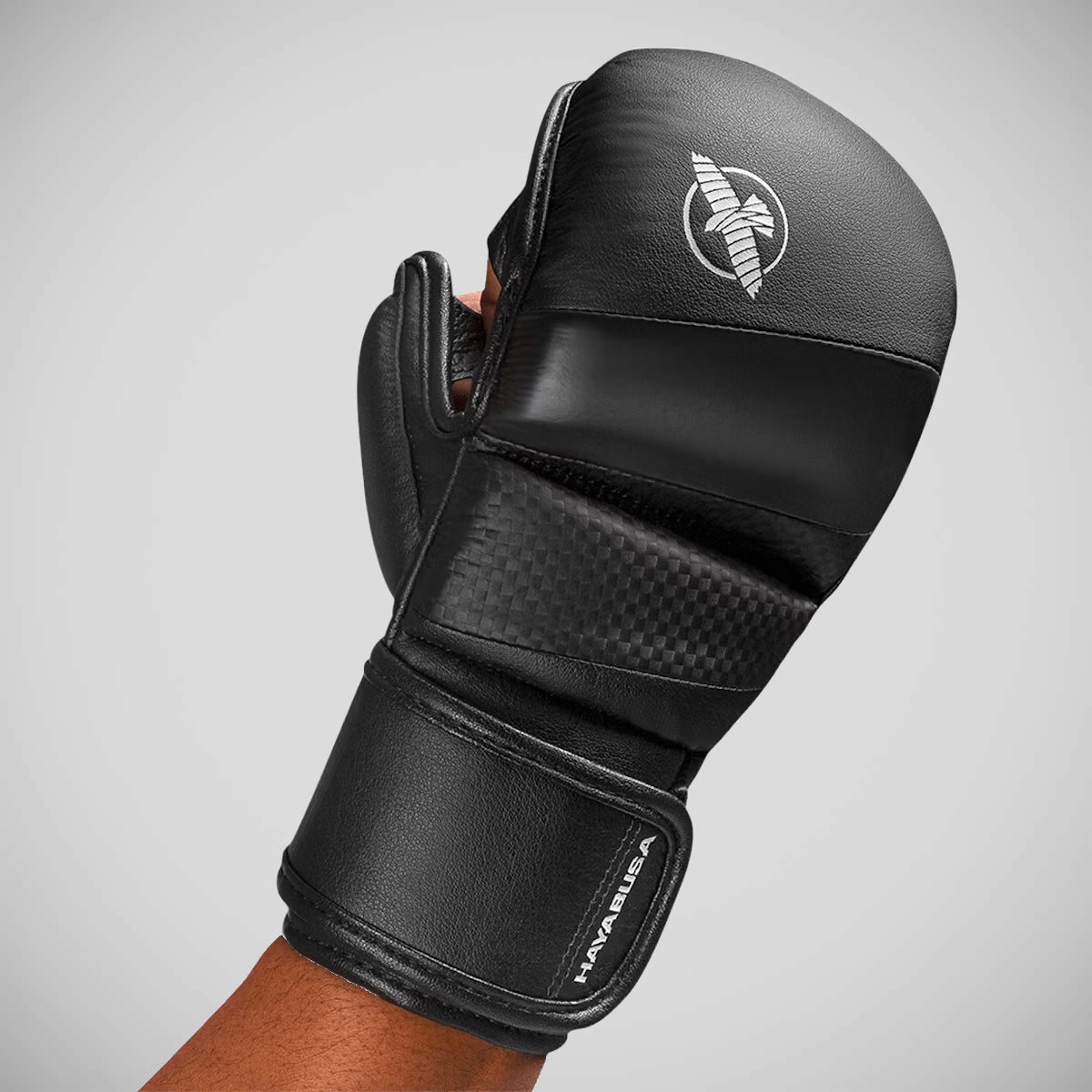 Hayabusa T3 7oz hybride handschoenen zwart