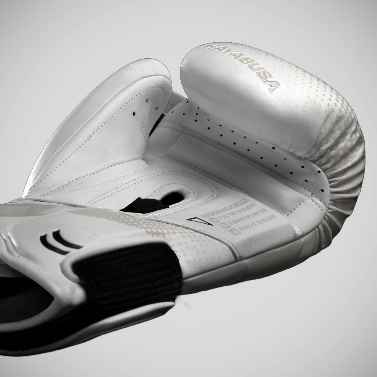 Hayabusa T3d Boxhandschuhe Elfenbein Weiß