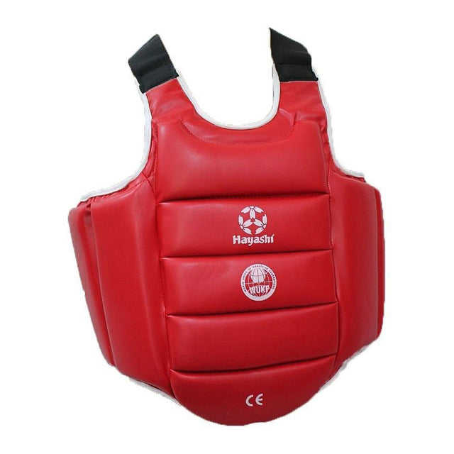 Hayashi Reversible Chest Guard White/Red