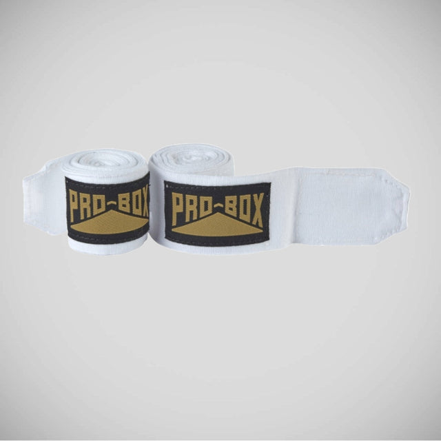Pro-Box Senior AIBA Spec Stretch Hand Wraps White
