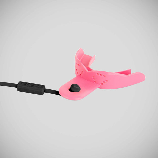 SISU 3D Adult Tether Mouth Guard Hot Pink