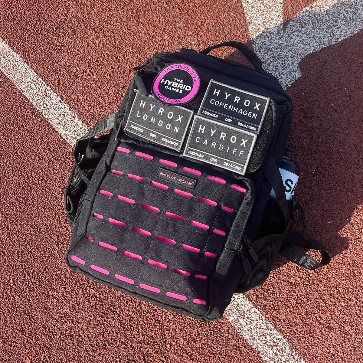 Built For Athletes Small Gym Backpack Black/Pink
