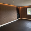 Sprung 20mm PRO Rubber Gym Floor Tiles - Smooth Top - Black