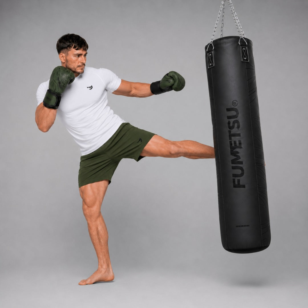 Fumetsu Icon 5ft Punch Bag Black/Black Lifestyle 2