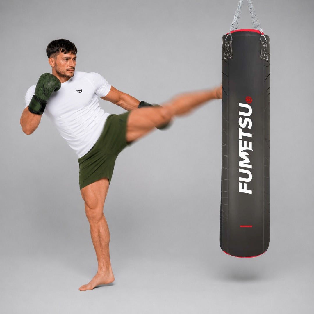 Fumetsu Icon 5ft Punch Bag Black/Red/White Lifestyle 1