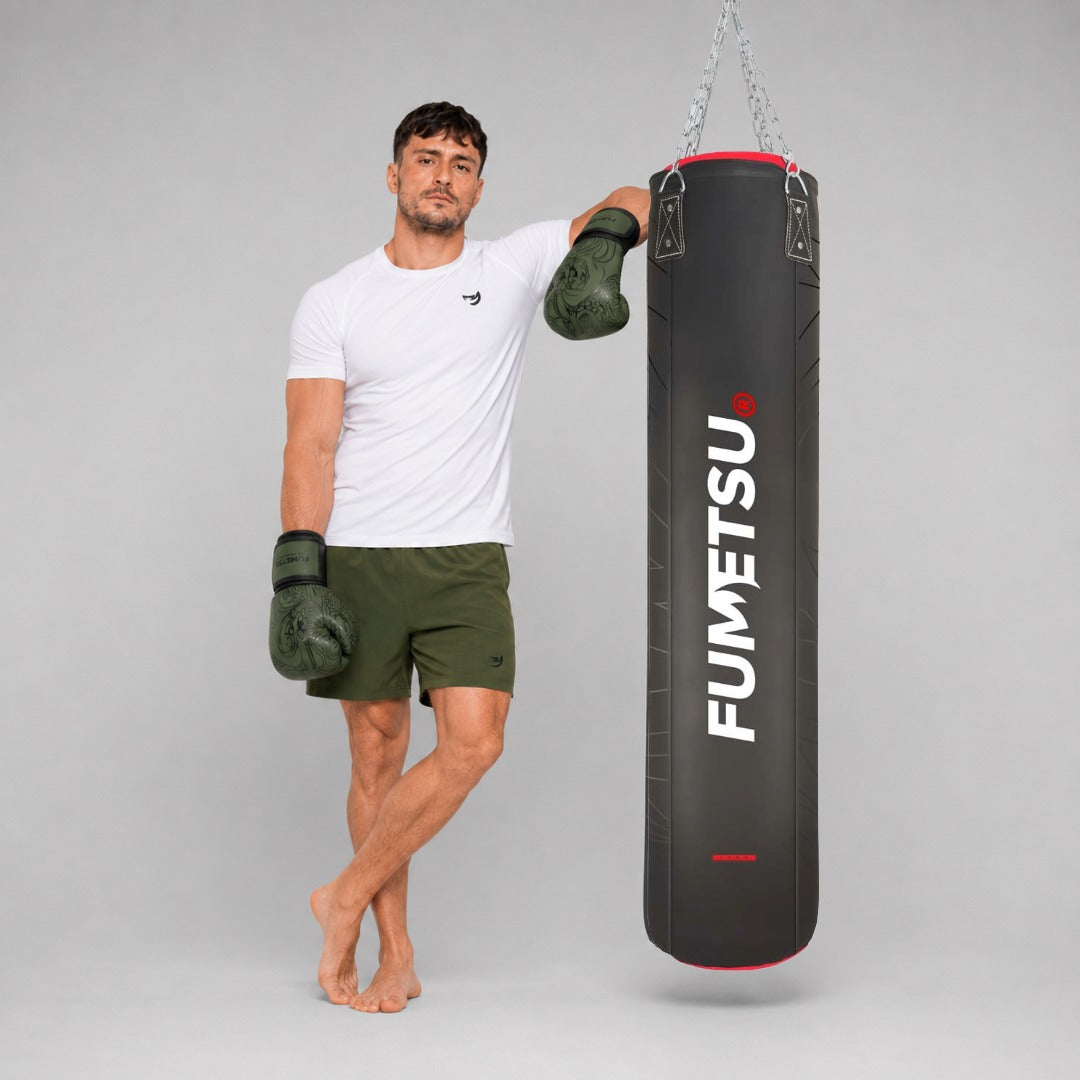 Fumetsu Icon 5ft Punch Bag Black/Red/White Lifestyle 5