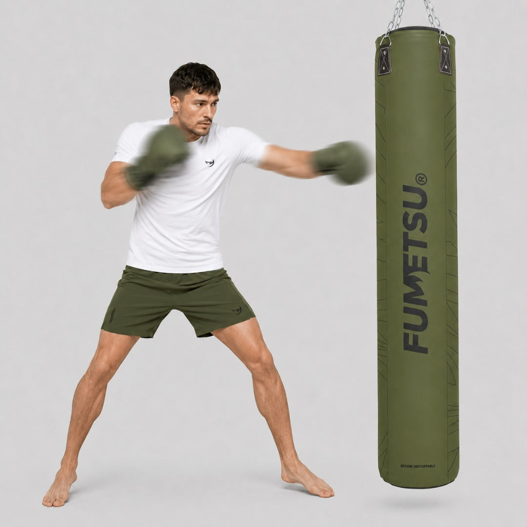 Icon 6ft Punch Bag Khaki Lifestyle 2