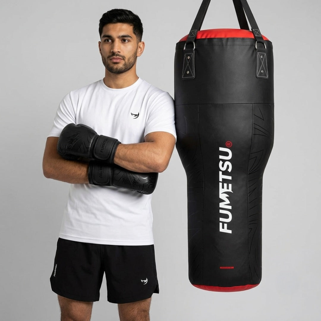 Fumetsu Icon Angle Punch Bag Black/Red/White Lifestyle 1