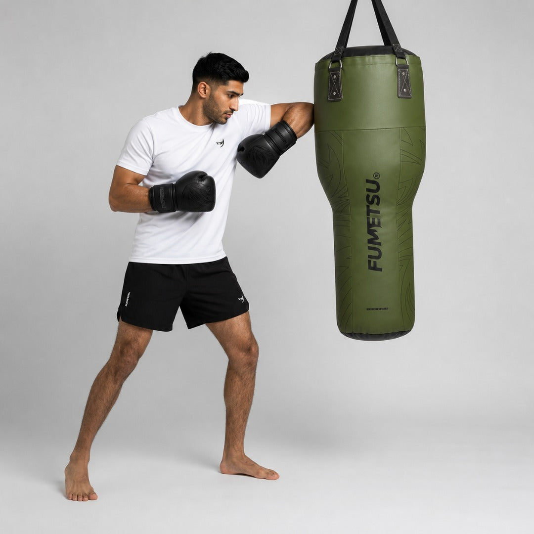 Fumetsu Icon Angle Punch Bag Khaki Lifestyle 3