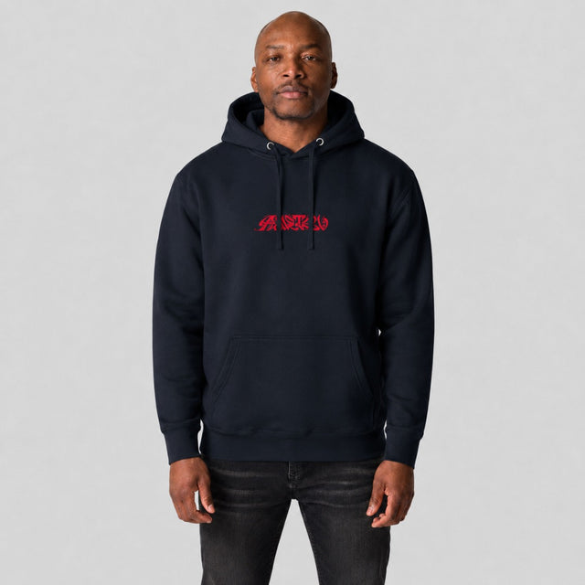 Fumetsu Ikigai Hoodie Navy/Red